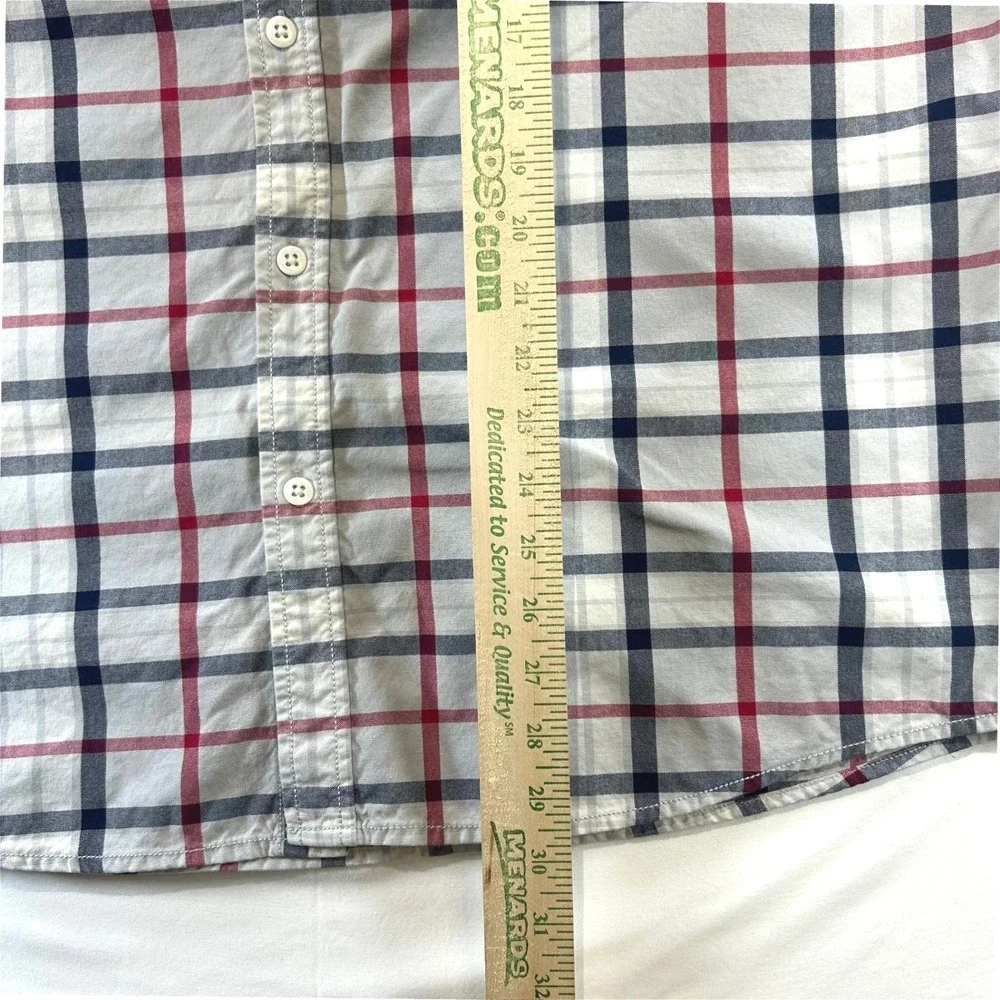 The North Face Gorpcore Plaid Button Down Shirt XL Outdoor Utility Rugged Grey